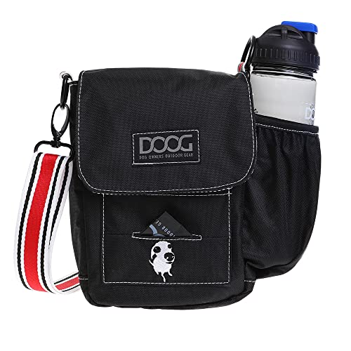 DOOG Walkie torba na ramię czarna do spacerów z psem - obrazek 1