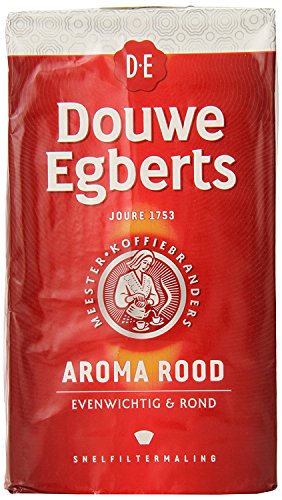 Douwe Egberts Filterkoffie Aroma Rood (3 Kilogram, Intensiteit 05/09, Medium Roast Koffie), 6 x 500 gram - obrazek 1