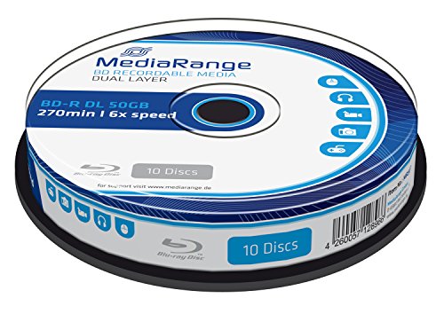 Mediarange MR507 Płyty, Wielokolorowy, 50 GB