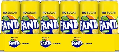 Fanta Lemon Zero Sleekcan 24 x 33 cl NL - obrazek 1