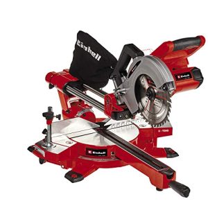 Einhell TE-SM 36/210 Li-Solo Piła ukośnica – Czerwony/Czarny – 78,2 x 53,49 cm