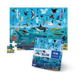 Crocodile Creek Nad i poniżej morza niebo 48 częściowa puzzle podłogowe dla dzieci w wieku od 4 lat wytrzymałe pudełko do przechowywania gotowe mają wymiary 78 cm x 50 Crocodile Creek Nad i poniżej morza niebo 48 częściowa puzzle podłogowe dla dzieci w wieku od 4 lat wytrzymałe pudełko do przechowywania gotowe mają wymiary 78 cm x 50