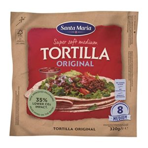 Santa Maria – Tex Mex Miękkie Tortilla Original, 8 szt. 320gr
