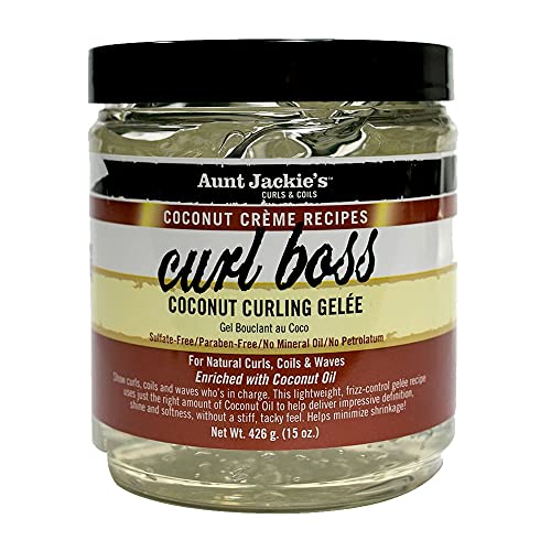 Aunt Jackies Coconut Cream Curl Boss Curling Glee Mousses, 426 g