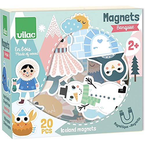 Vilac Magnets Iceland Michelle Carlslund Rowery i deskorolki, Wielobarwny (8547)