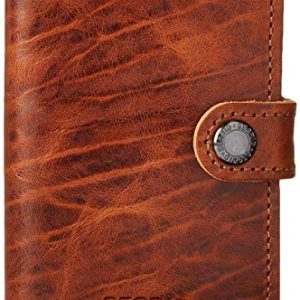 Secrid Miniwallet Dutch Martin MDM Whiskey portfel ze skóry, kolor: brązowy, na 4 karty z lub 6 kart bez wytłoczenia, wymiary: 10,2 x 6,5 2,1 cm, WHISKEY, Klasyczny Secrid Miniwallet Dutch Martin MDM Whiskey portfel ze skóry, kolor: brązowy, na 4 karty z lub 6 kart bez wytłoczenia, wymiary: 10,2 x 6,5 2,1 cm, WHISKEY, Klasyczny