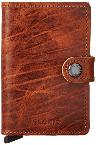 Secrid Miniwallet Dutch Martin MDM Whiskey portfel ze skóry, kolor: brązowy, na 4 karty z lub 6 kart bez wytłoczenia, wymiary: 10,2 x 6,5 2,1 cm, WHISKEY, Klasyczny Secrid Miniwallet Dutch Martin MDM Whiskey portfel ze skóry, kolor: brązowy, na 4 karty z lub 6 kart bez wytłoczenia, wymiary: 10,2 x 6,5 2,1 cm, WHISKEY, Klasyczny