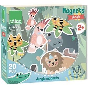 Vilac Magnets Jungle Michelle Carlslund Rowery i deskorolki, Wielobarwny (8546) Vilac Magnets Jungle Michelle Carlslund Rowery i deskorolki, Wielobarwny (8546)