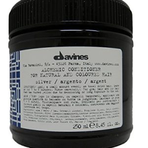 Davines, Alchemic Silver, odżywka koloryzująca do włosów platynowych, blond, rozjaśnianych i siwych, 250 ml Davines, Alchemic Silver, odżywka koloryzująca do włosów platynowych, blond, rozjaśnianych i siwych, 250 ml