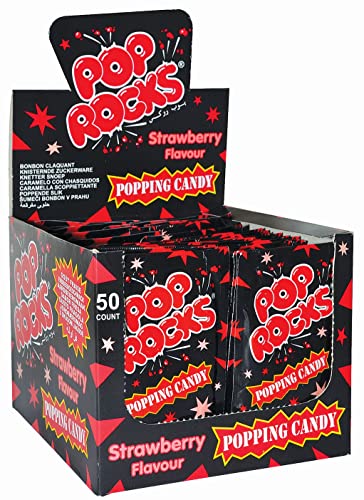 DOK Pop Rock truskawka, opakowanie 50 sztuk (50 x 7 g) - obrazek 1