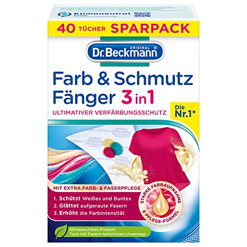 Dr Beckmann chusteczki do prania wyłapujące brud 3×40 szt De Dr Beckmann chusteczki do prania wyłapujące brud 3×40 szt De