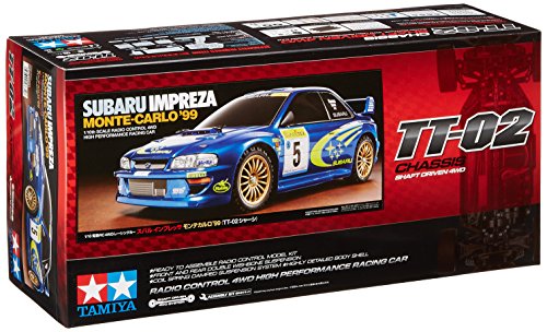 Tamiya Model do Sklejania Subaru Impreza MC 99 TT 02, Wielokolorowy, od 14 lat, 58632