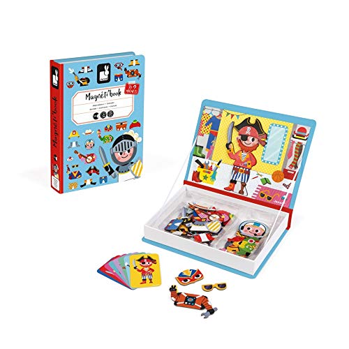 Janod Magneti’Book dla Chłopców – Magnetyczna edukacyjna układanka – 36 sztuk – J02719 Janod Magneti’Book dla Chłopców – Magnetyczna edukacyjna układanka – 36 sztuk – J02719