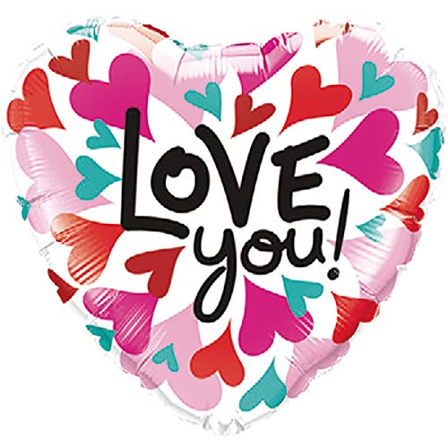 Folat Balon foliowy Love „Love You! Serca 45 cm - obrazek 1