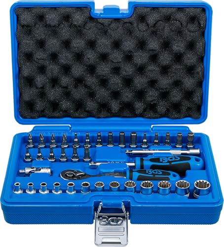 BGS 2151 Zestaw kluczy nasadowych Gear Lock napęd 6,3 mm (1/4") 39 szt. - obrazek 1