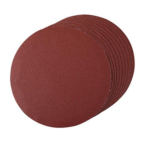 Silverline 427660 krążki na haki i pętelki 180 mm, ziarnistość 120 10 sztuk - obrazek 1