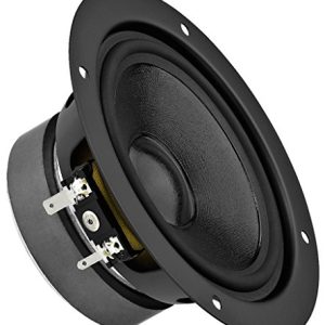 MONACOR MSH 116/4 Hi Fi głośnik średniotonowy, do odtwarzania tonów średniotonowych, moduł montażowy obudowy pudełka, w kolorze czarnym MONACOR MSH 116/4 Hi Fi głośnik średniotonowy, do odtwarzania tonów średniotonowych, moduł montażowy obudowy pudełka, w kolorze czarnym