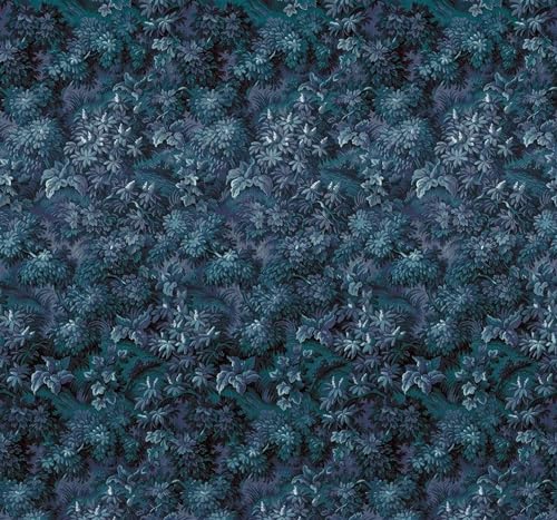 Komar Fototapeta z włókniny BOTANIQUE BLEU tapeta, botanika, dekoracja, secesja, sypialnia, salon, biuro, przedpokój wymiary 300 x 280 cm (szerokość wysokość) HX6 007 - obrazek 1