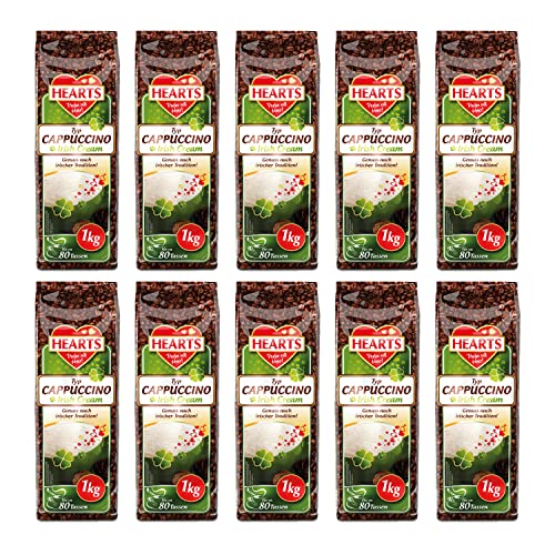 10 x Hearts Cappucino Irlandzki krem 1,0 kg - obrazek 1