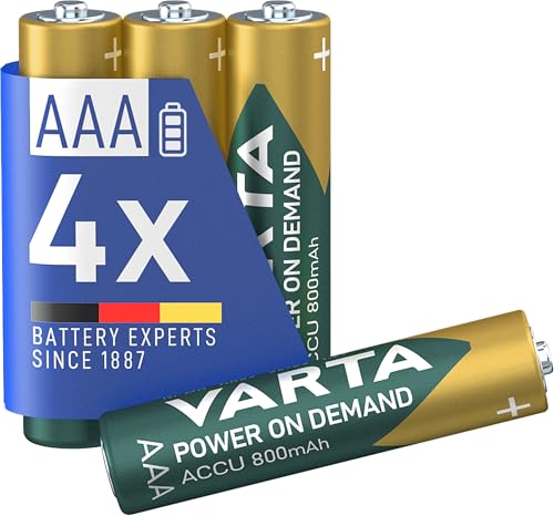 Varta AAA 800mAh NiMH – 4 szt.
