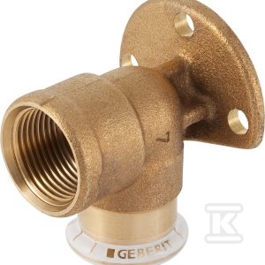 Podłączenie armatury Geberit Mapress Kupfer 90° z gwintem wewnętrzny d22-Rp3/4 L52 63457 Podłączenie armatury Geberit Mapress Kupfer 90° z gwintem wewnętrzny d22-Rp3/4 L52 63457