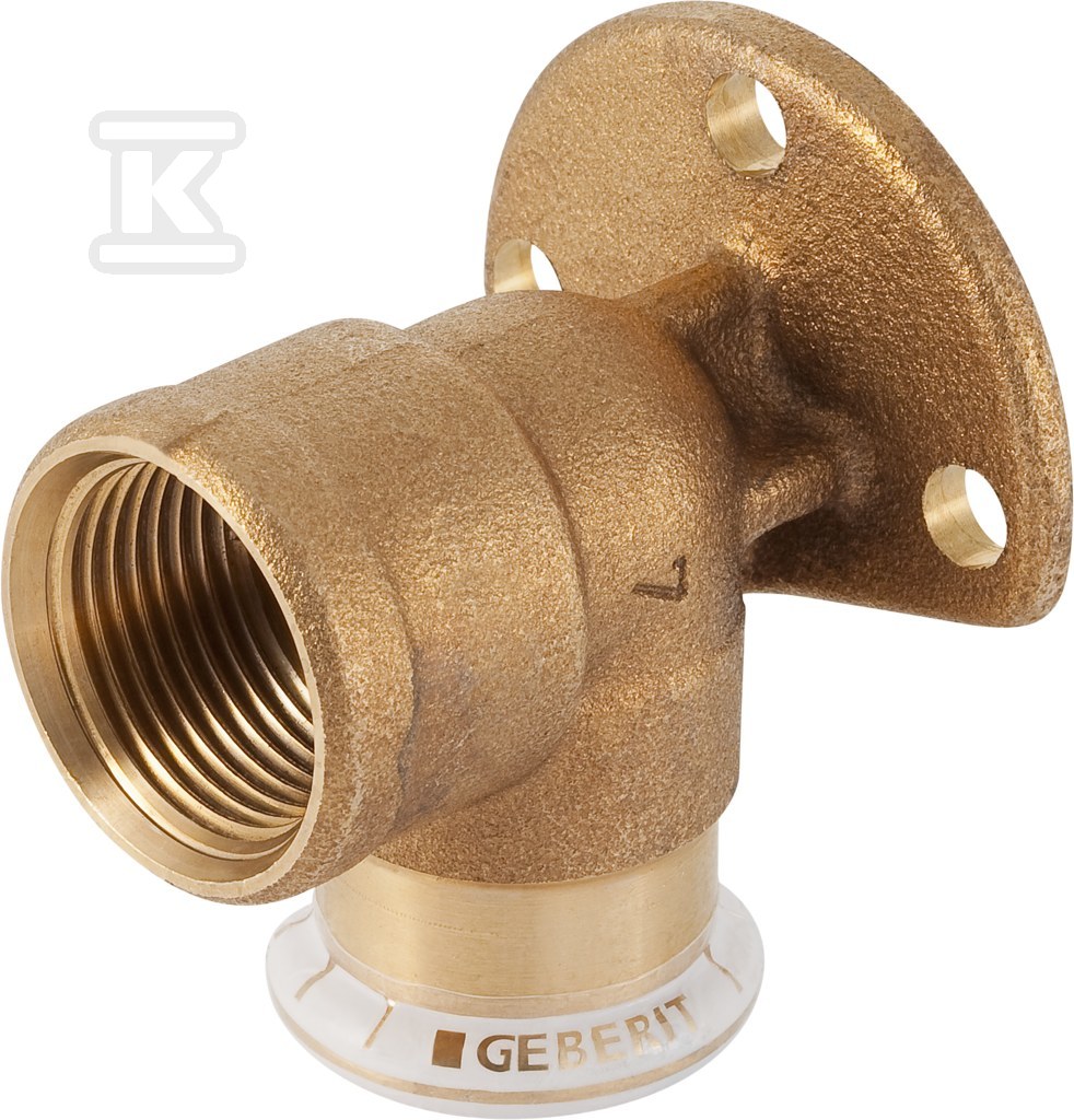 Podłączenie armatury Geberit Mapress Kupfer 90° z gwintem wewnętrzny d12-Rp1/2 L36 63458 - obrazek 1