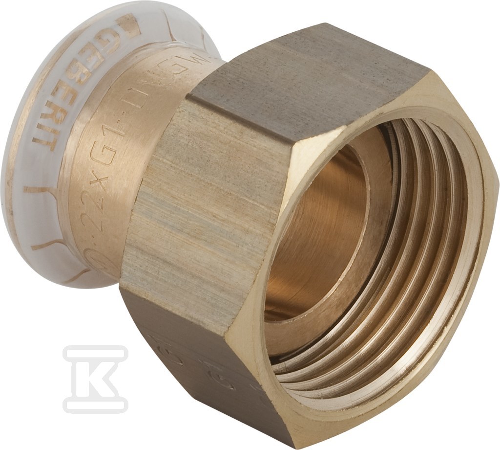 Śrubunek Geberit Mapress Kupfer przejściowy do zaworów z gwintem wewnętrznym d28-G11/4 65085 - obrazek 1