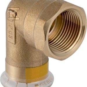 Kolano Geberit Mapress Kupfer Gas przejściowe 90° z gwintem wewnętrznym D15-Rp1/2 34725