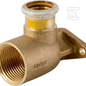 Podłączenie armatury Geberit Mapress Kupfer Gas 90° z gwintem wewnętrzny d22-Rp1 91105 Podłączenie armatury Geberit Mapress Kupfer Gas 90° z gwintem wewnętrzny d22-Rp1 91105