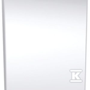 Option Plus Square Podświetlane lustro, B40cm, H70cm, T3.2cm, z bezpośrednim i pośrednim oświetleniem, Aluminium anodyzowane 502.780.00.1 Option Plus Square Podświetlane lustro, B40cm, H70cm, T3.2cm, z bezpośrednim i pośrednim oświetleniem, Aluminium anodyzowane 502.780.00.1