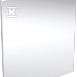 Option Plus Square Podświetlane lustro, B60cm, H70cm, T3.2cm, z bezpośrednim i pośrednim oświetleniem, Aluminium anodyzowane 502.781.00.1 Option Plus Square Podświetlane lustro, B60cm, H70cm, T3.2cm, z bezpośrednim i pośrednim oświetleniem, Aluminium anodyzowane 502.781.00.1