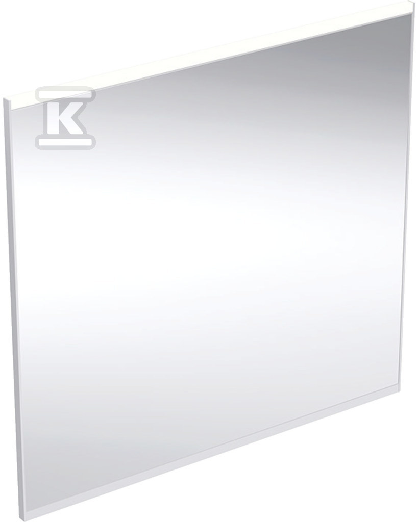 Option Plus Square Podświetlane lustro, B75cm, H70cm, T3.2cm, z bezpośrednim i pośrednim oświetleniem, Aluminium anodyzowane 502.782.00.1 - obrazek 1