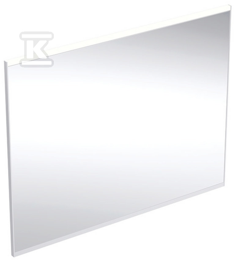 Option Plus Square Podświetlane lustro, B90cm, H70cm, T3.2cm, z bezpośrednim i pośrednim oświetleniem, Aluminium anodyzowane 502.783.00.1 - obrazek 1