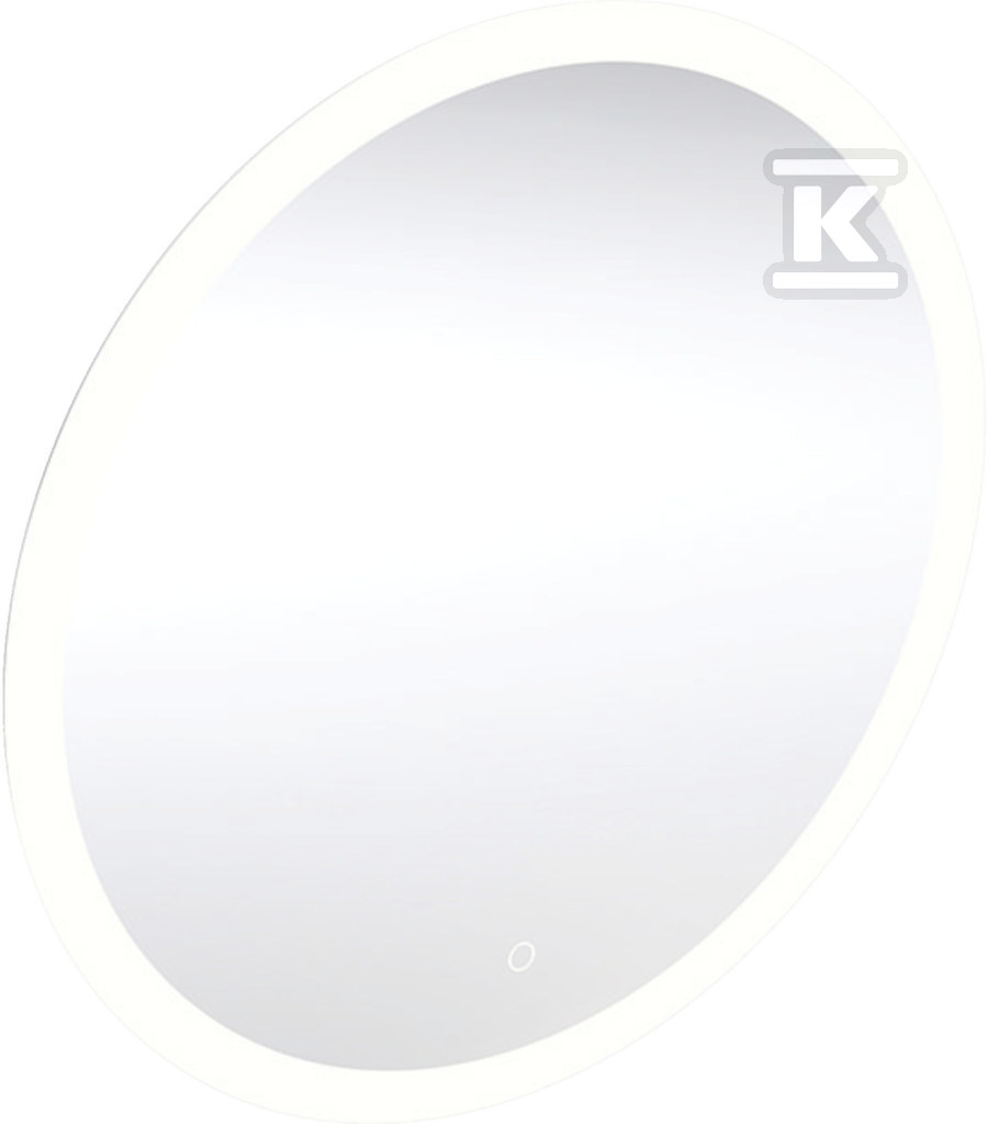 Option Round Podświetlane lustro, D50cm, T3.5cm, z bezpośrednim i pośrednim oświetleniem 502.796.00.1 - obrazek 1