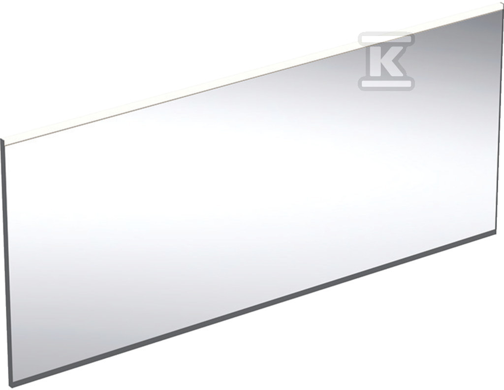Option Plus Square Podświetlane lustro, B160cm, H70cm, T3.2cm, z bezpośrednim i pośrednim oświetleniem, czarny mat, Aluminium anodyzowane 502.787.14.1 - obrazek 1