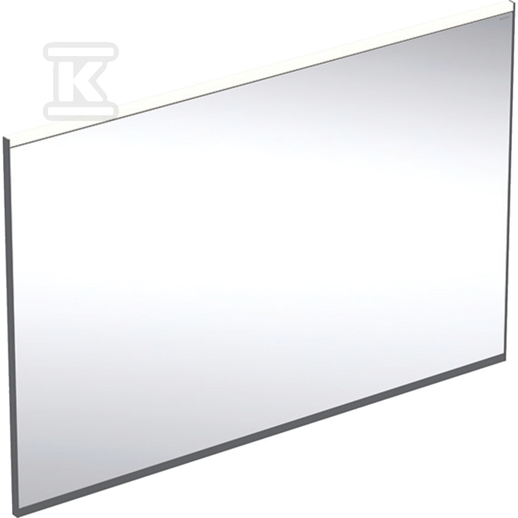 Option Plus Square Podświetlane lustro, B105cm, H70cm, T3.2cm, z bezpośrednim i pośrednim oświetleniem, czarny mat, Aluminium anodyzowane 502.784.14.1 - obrazek 1