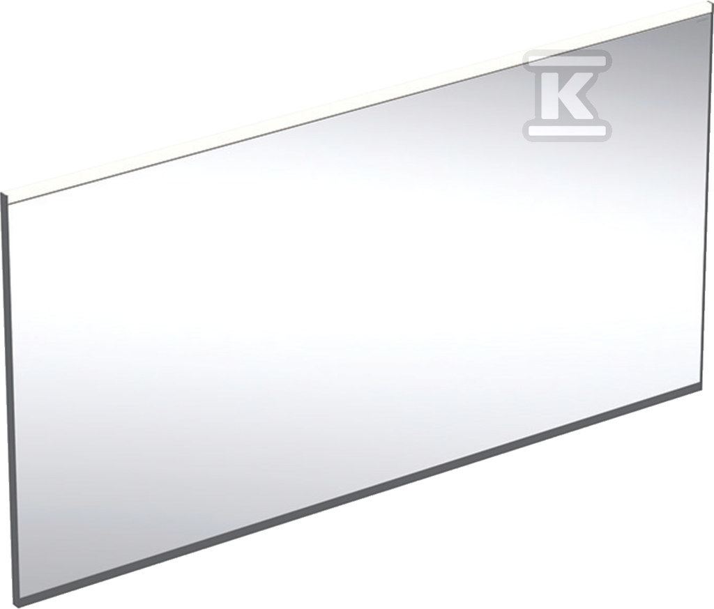 Option Plus Square Podświetlane lustro, B135cm, H70cm, T3.2cm, z bezpośrednim i pośrednim oświetleniem, czarny mat, Aluminium anodyzowane 502.786.14.1 - obrazek 1