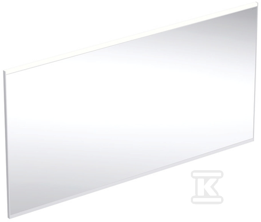 Option Plus Square Podświetlane lustro, B135cm, H70cm, T3.2cm, z bezpośrednim i pośrednim oświetleniem, Aluminium anodyzowane 502.786.00.1 - obrazek 1