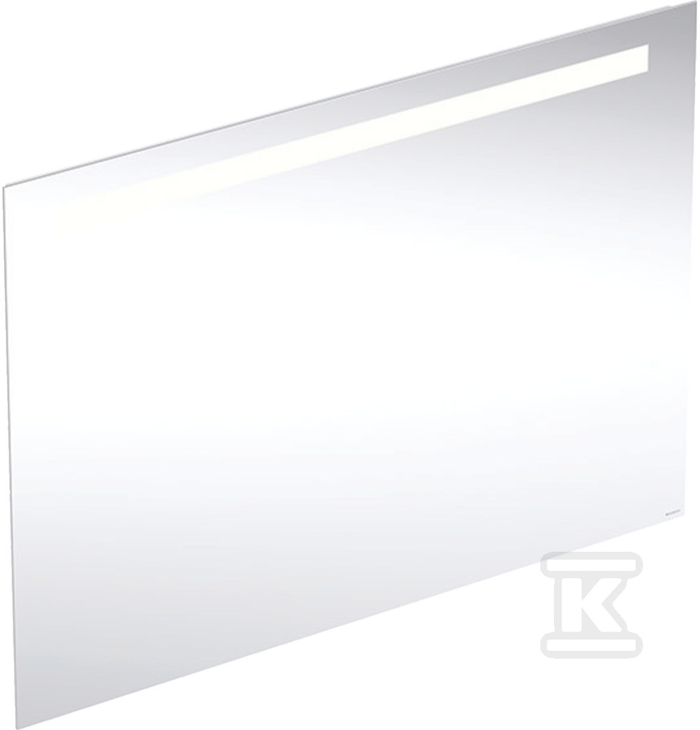 Option Basic Square Podświetlane lustro, B100cm, H70cm, T3.2cm, oświetlenie u góry, Aluminium anodyzowane 502.809.00.1 - obrazek 1