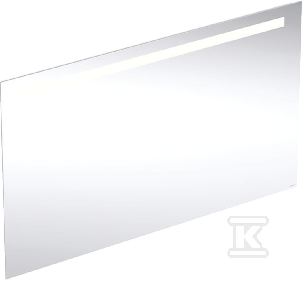 Option Basic Square Podświetlane lustro, B120cm, H70cm, T3.2cm, oświetlenie u góry, Aluminium anodyzowane 502.810.00.1 - obrazek 1