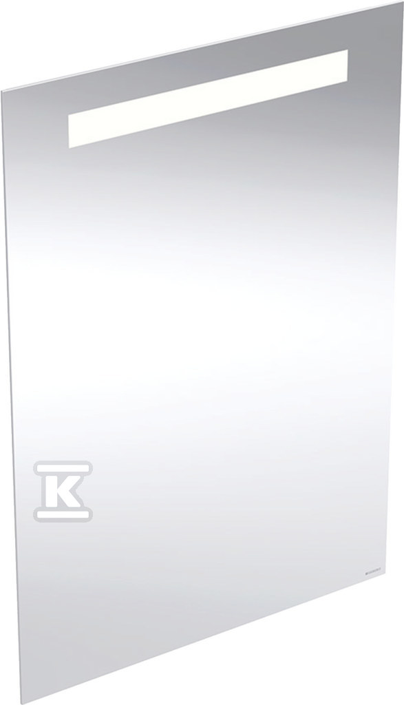 Option Basic Square Podświetlane lustro, B50cm, H70cm, T3.2cm, oświetlenie u góry, Aluminium anodyzowane 502.804.00.1 - obrazek 1