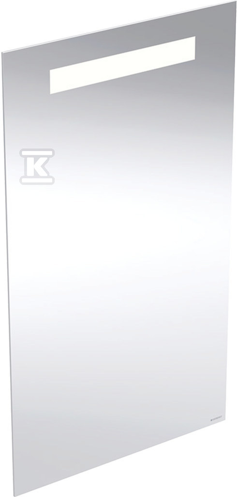 Option Basic Square Podświetlane lustro, B40cm, H70cm, T3.2cm, oświetlenie u góry, Aluminium anodyzowane 502.803.00.1 - obrazek 1