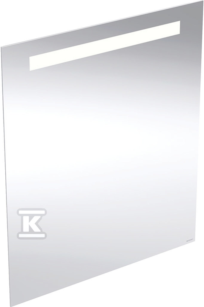 Option Basic Square Podświetlane lustro, B60cm, H70cm, T3.2cm, oświetlenie u góry, Aluminium anodyzowane 502.805.00.1 - obrazek 1