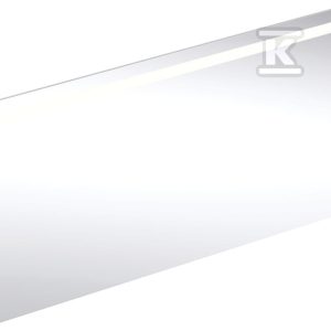 Option Basic Square Podświetlane lustro, B140cm, H70cm, T3.2cm, oświetlenie u góry, Aluminium anodyzowane 502.811.00.1 Option Basic Square Podświetlane lustro, B140cm, H70cm, T3.2cm, oświetlenie u góry, Aluminium anodyzowane 502.811.00.1