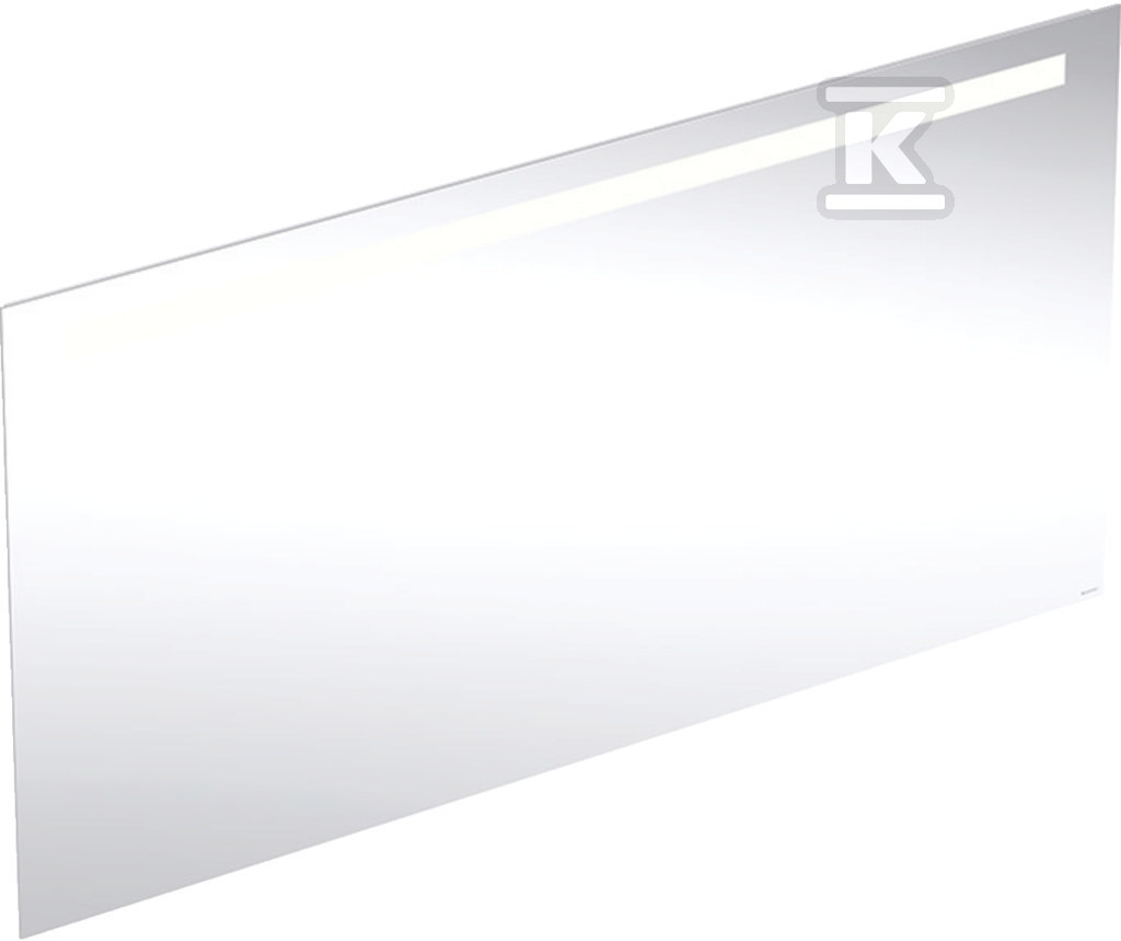 Option Basic Square Podświetlane lustro, B140cm, H70cm, T3.2cm, oświetlenie u góry, Aluminium anodyzowane 502.811.00.1 - obrazek 1