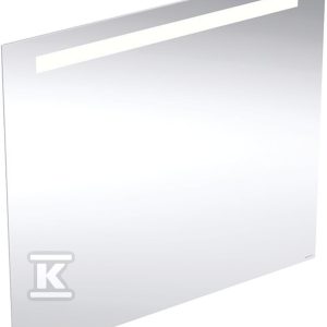Option Basic Square Podświetlane lustro, B80cm, H70cm, T3.2cm, oświetlenie u góry, Aluminium anodyzowane 502.807.00.1 Option Basic Square Podświetlane lustro, B80cm, H70cm, T3.2cm, oświetlenie u góry, Aluminium anodyzowane 502.807.00.1