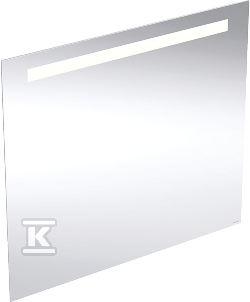Option Basic Square Podświetlane lustro, B80cm, H70cm, T3.2cm, oświetlenie u góry, Aluminium anodyzowane 502.807.00.1 - obrazek 1