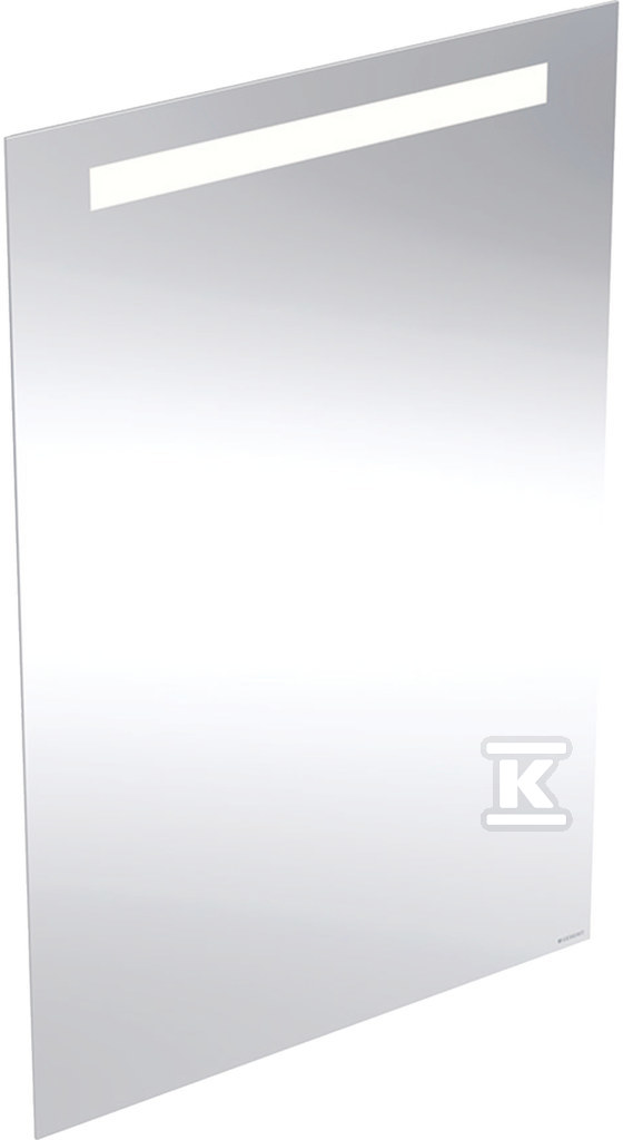 Option Basic Square Podświetlane lustro, B60cm, H90cm, T3.2cm, oświetlenie u góry, Aluminium anodyzowane 502.812.00.1 - obrazek 1