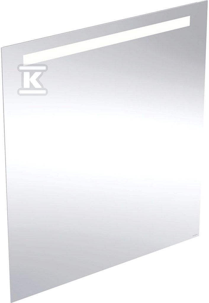 Option Basic Square Podświetlane lustro, B80cm, H90cm, T3.2cm, oświetlenie u góry, Aluminium anodyzowane 502.813.00.1 - obrazek 1