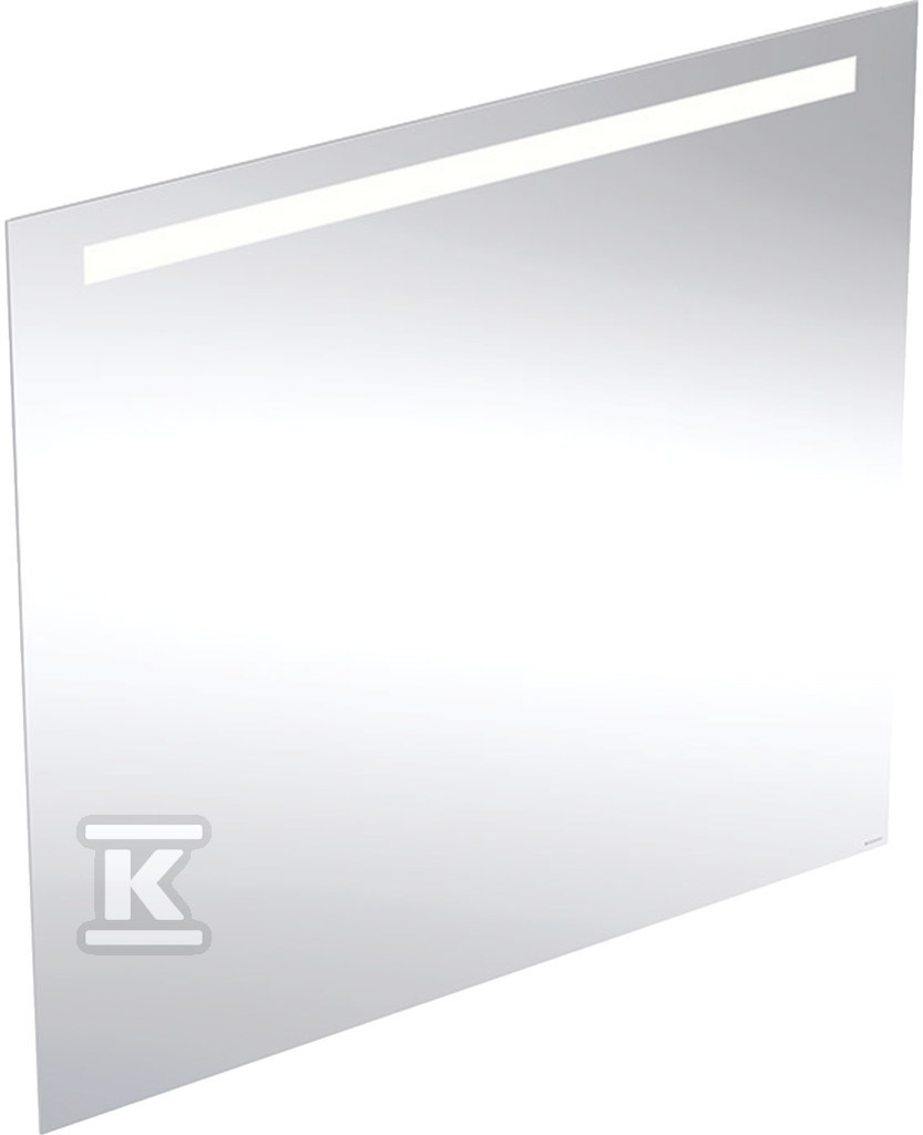 Option Basic Square Podświetlane lustro, B100cm, H90cm, T3.2cm, oświetlenie u góry, Aluminium anodyzowane 502.814.00.1 - obrazek 1